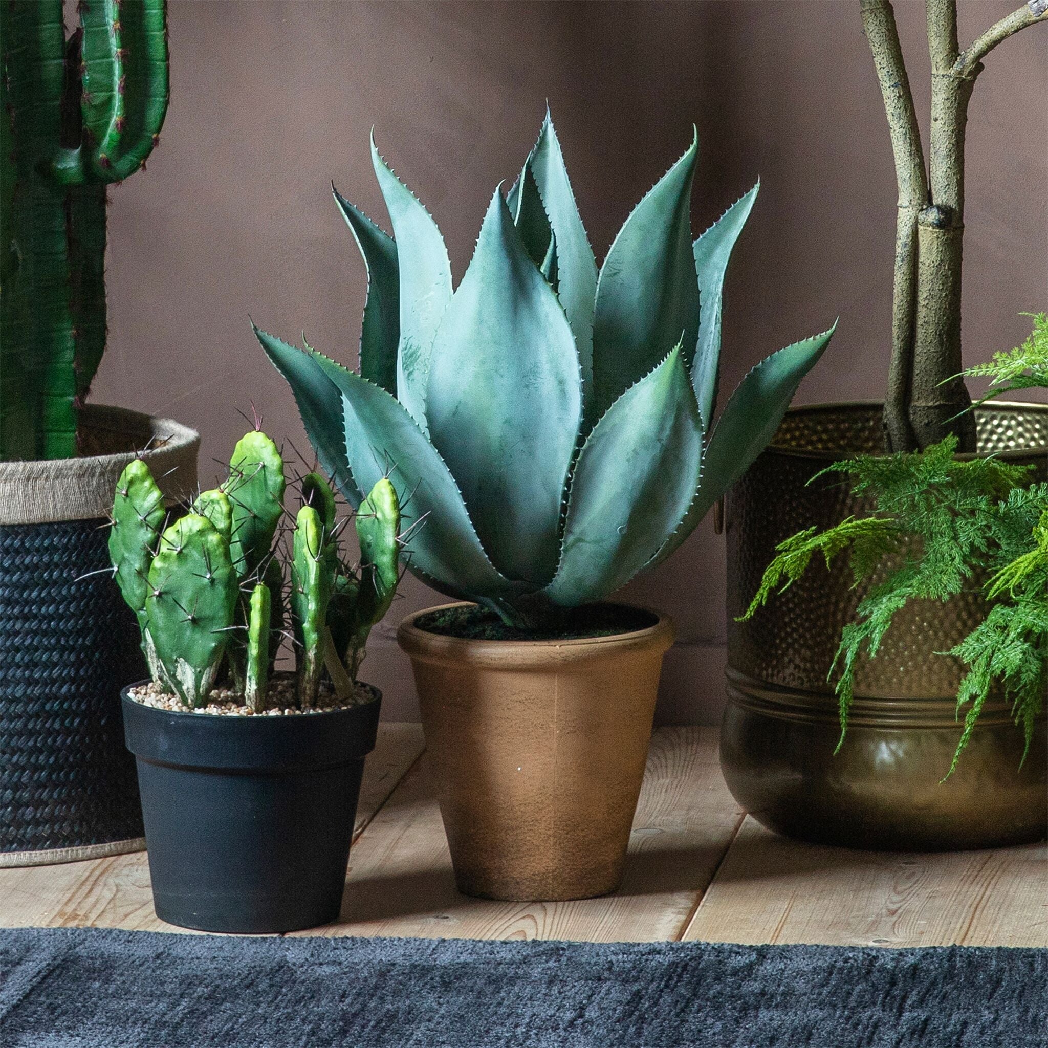 Faux Plants and Pots