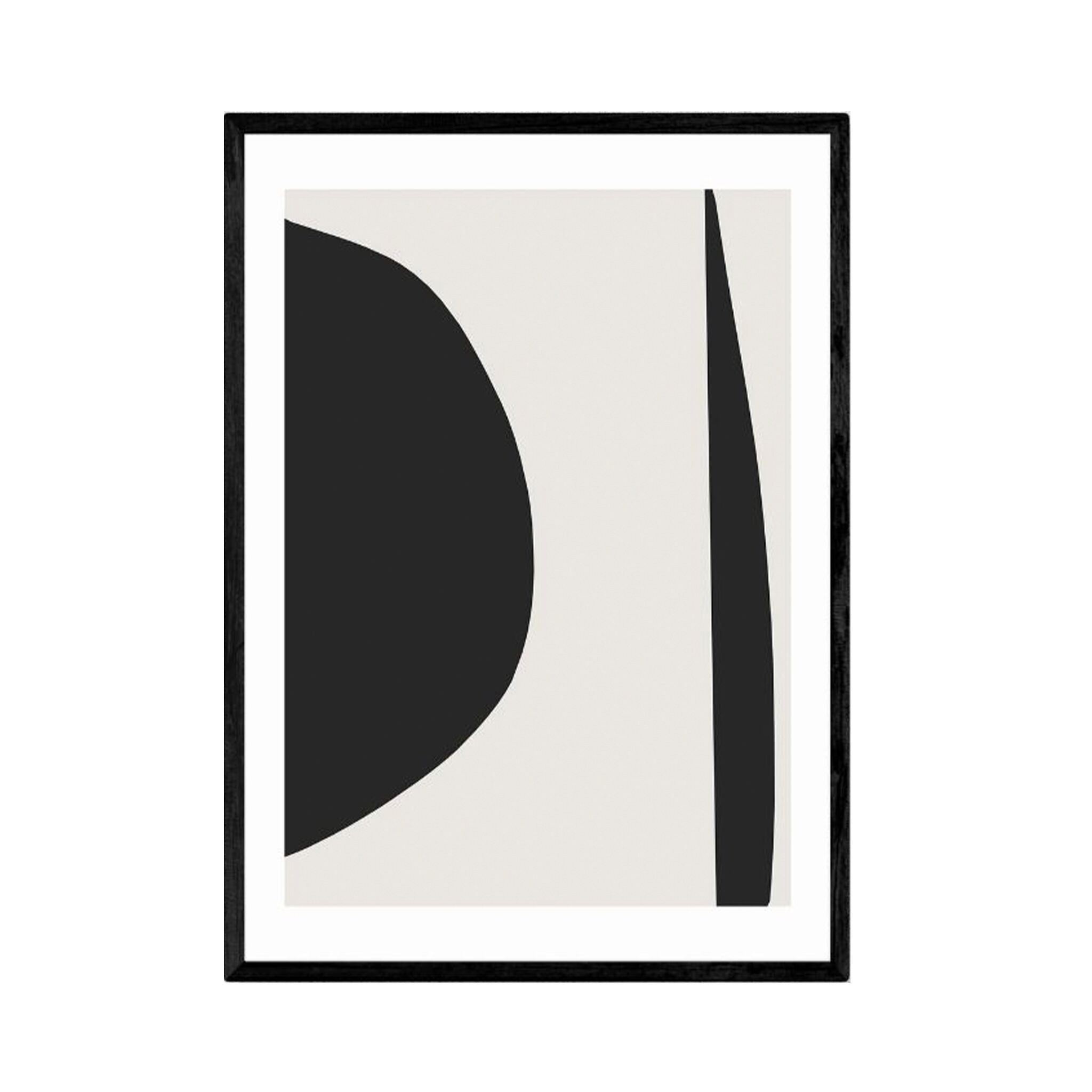 Minimal Black Framed Print-0