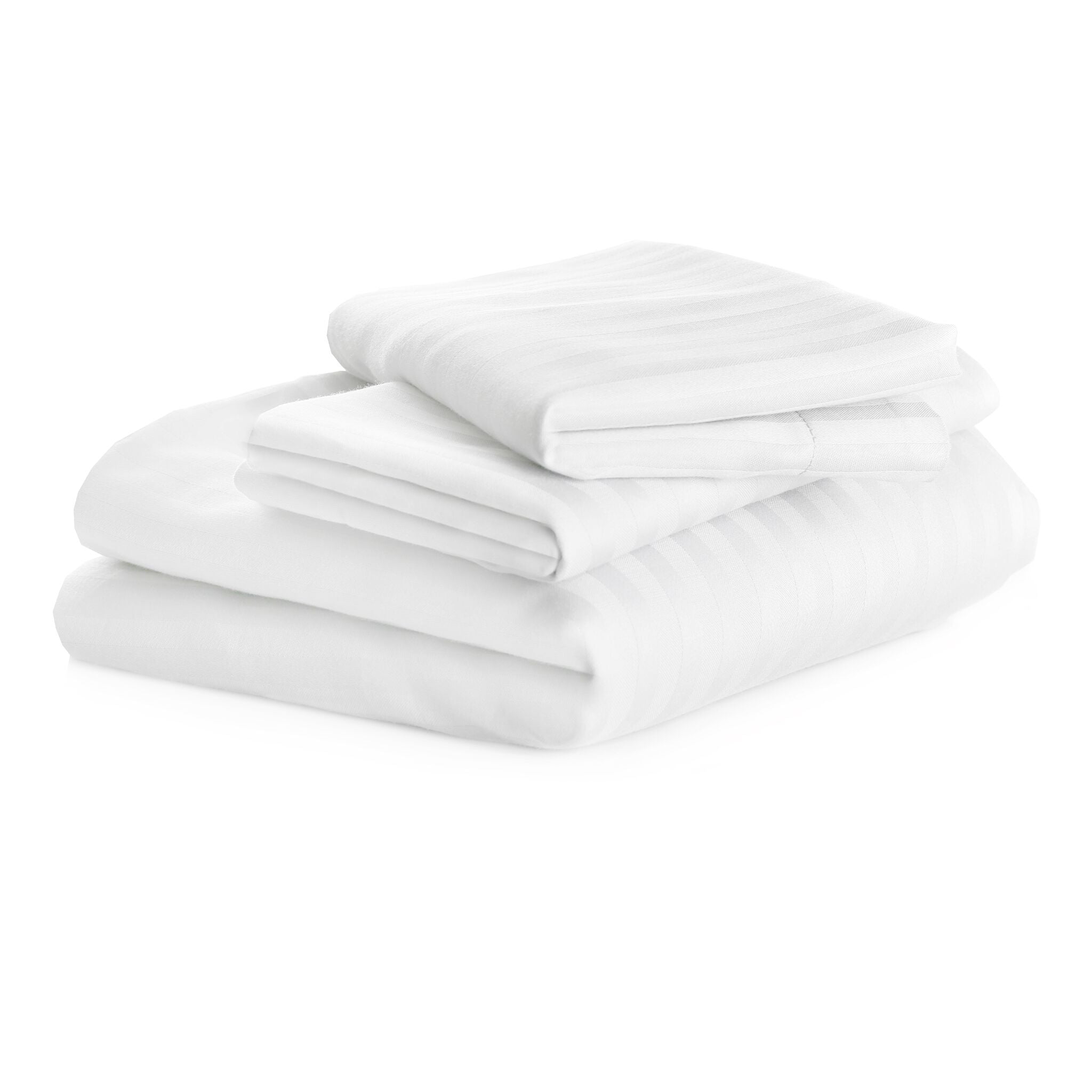 Satin Stripe Duvet Cover & Pillow Set-2