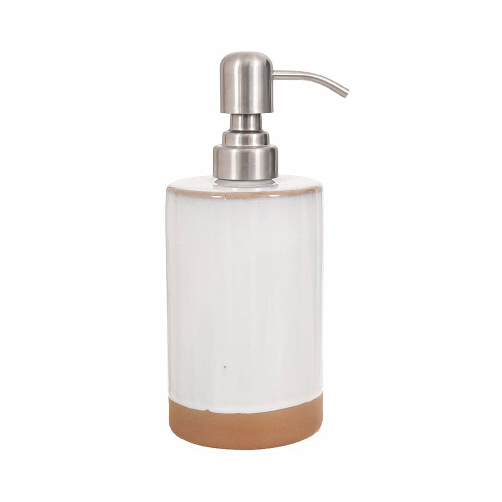 White Ceramic Soap Dispenser-0