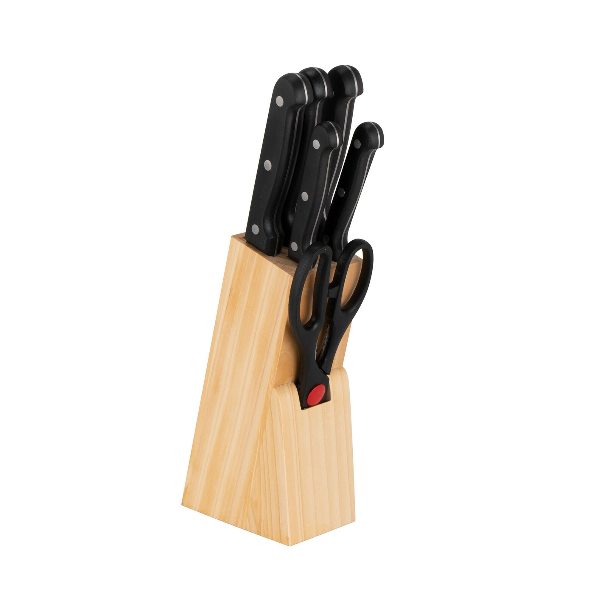 Wooden Knife Block for 6 Knives-0
