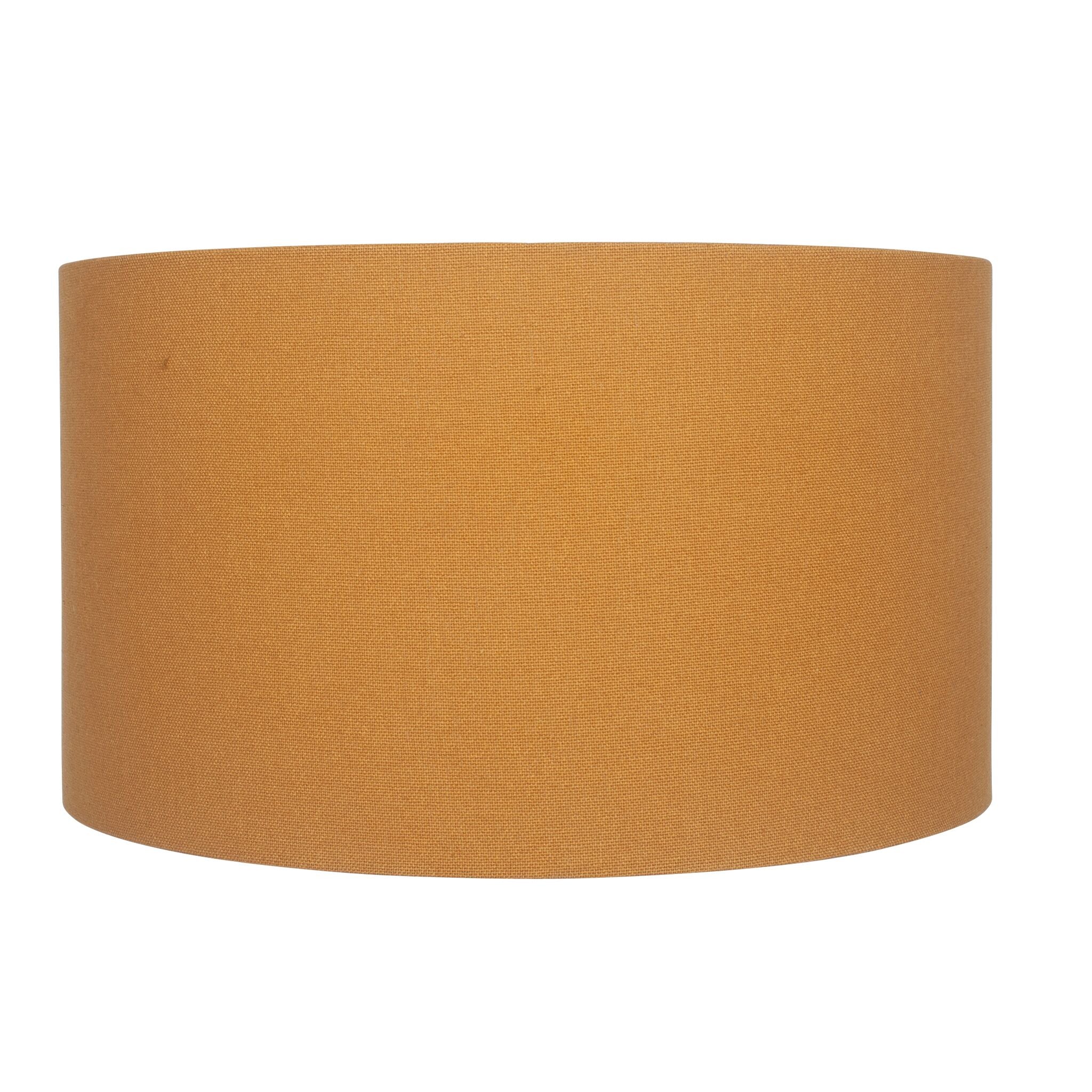Yellow Polycotton Drum Light Shade-0