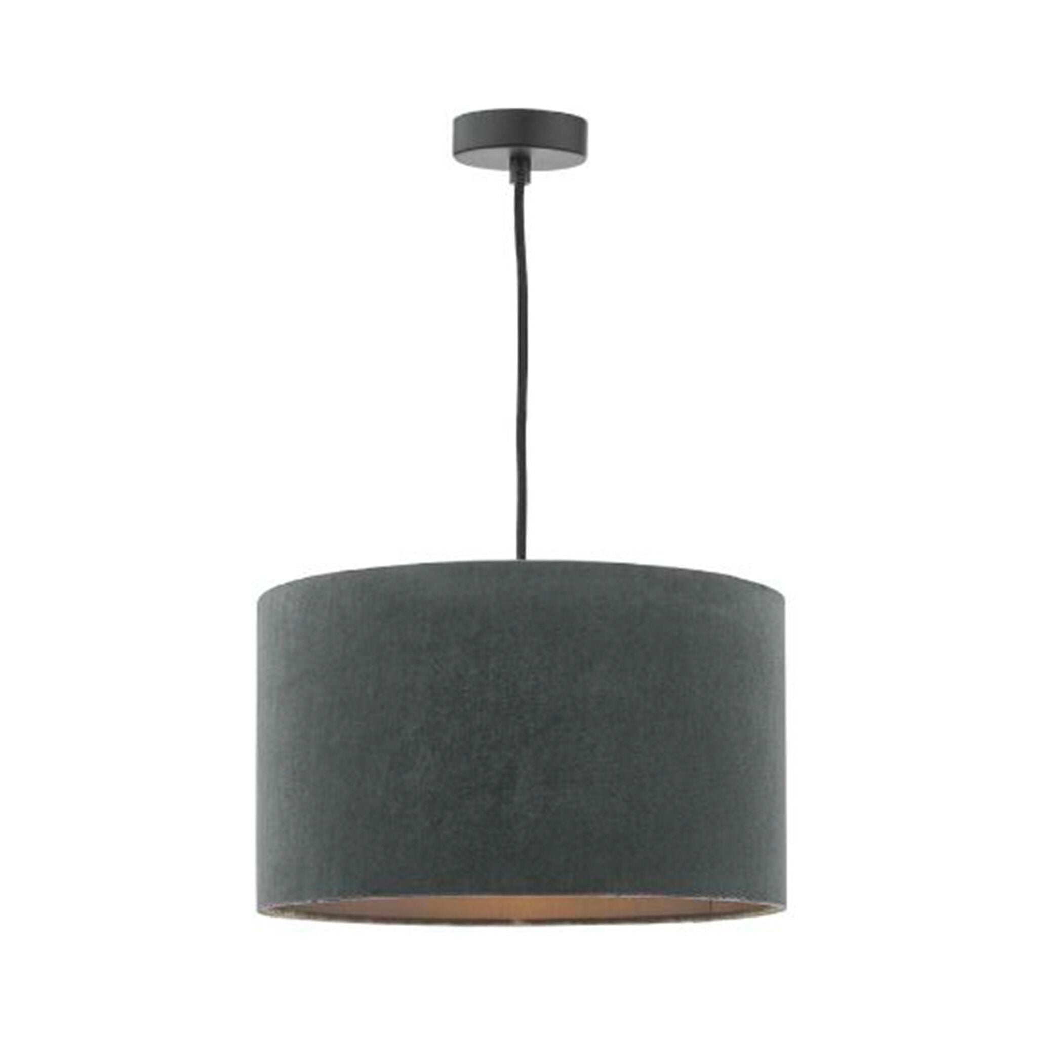 Akavia Grey Easy Fit Pendant Light Shade-1