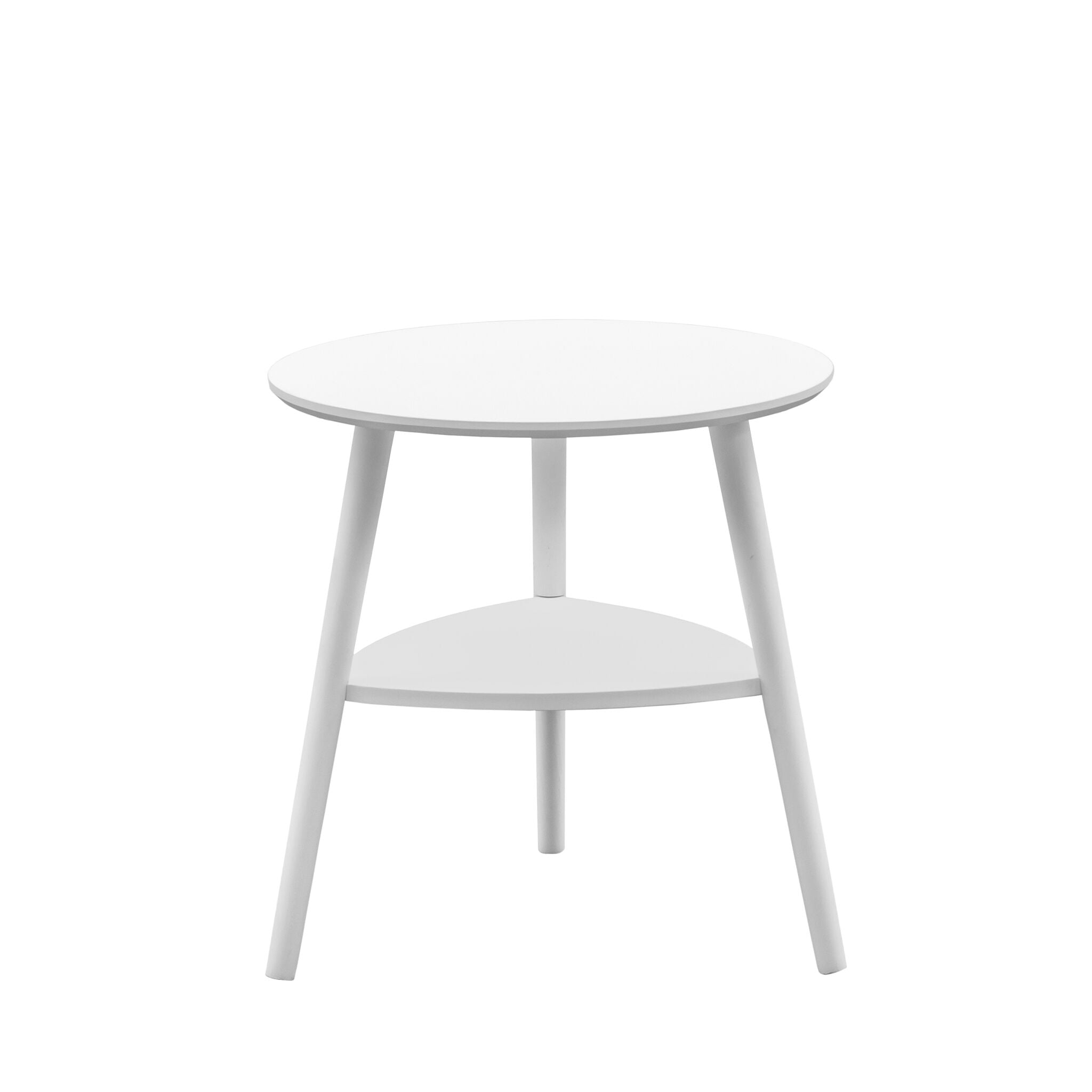 Granville Round Wooden Side Table-1