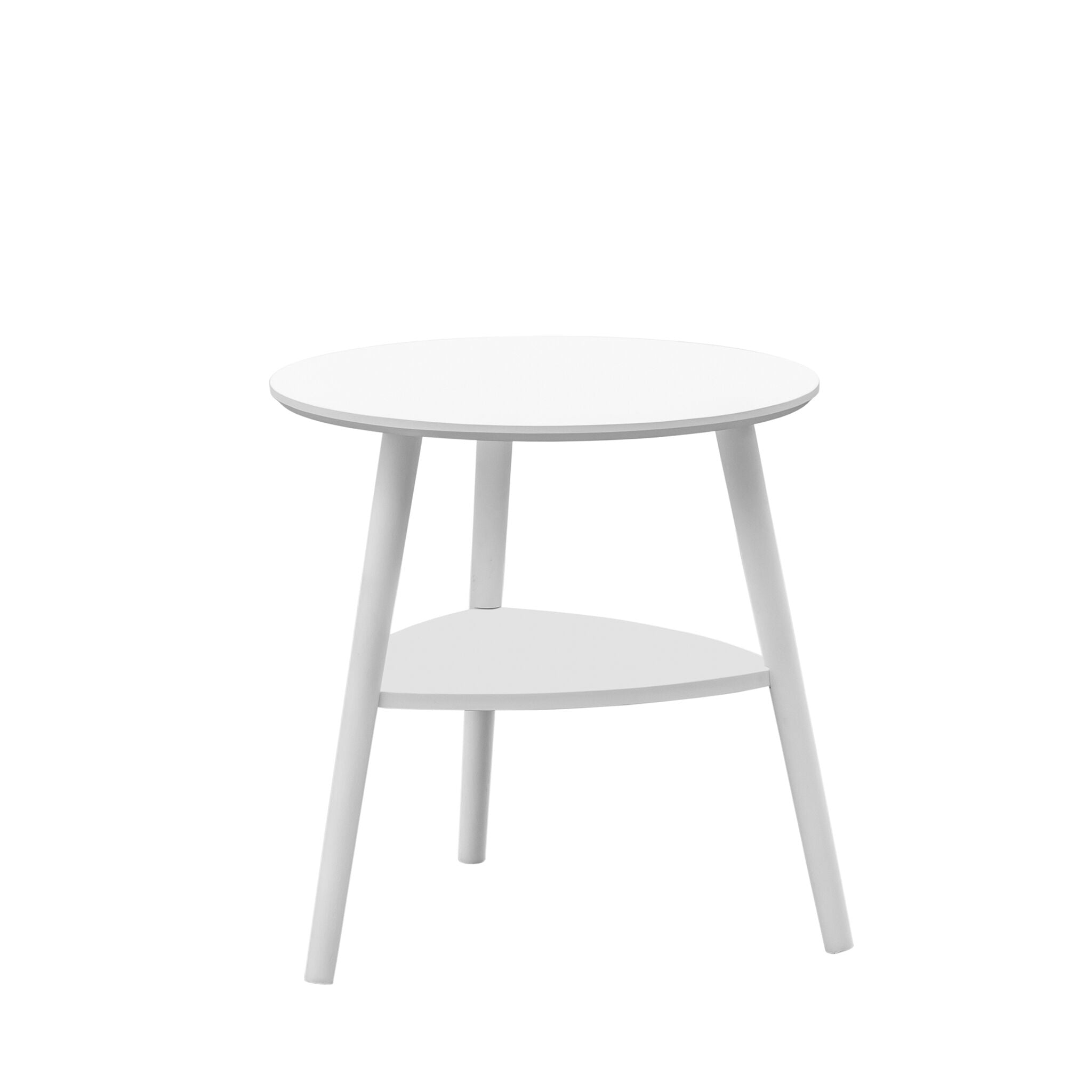 Granville Round Wooden Side Table-2
