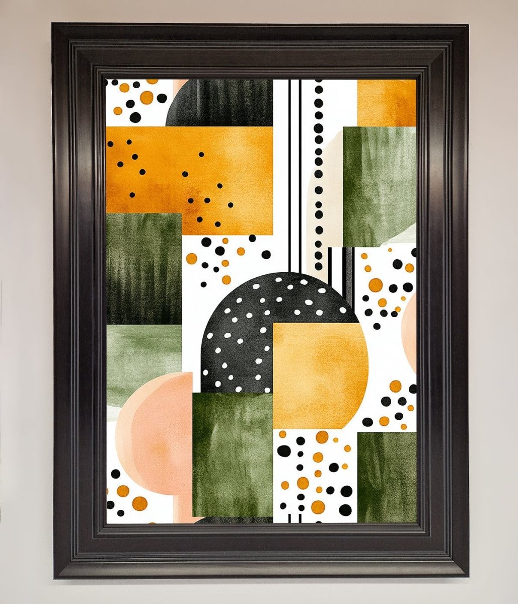 Abstract Shapes Colours Framed Wall Art-6