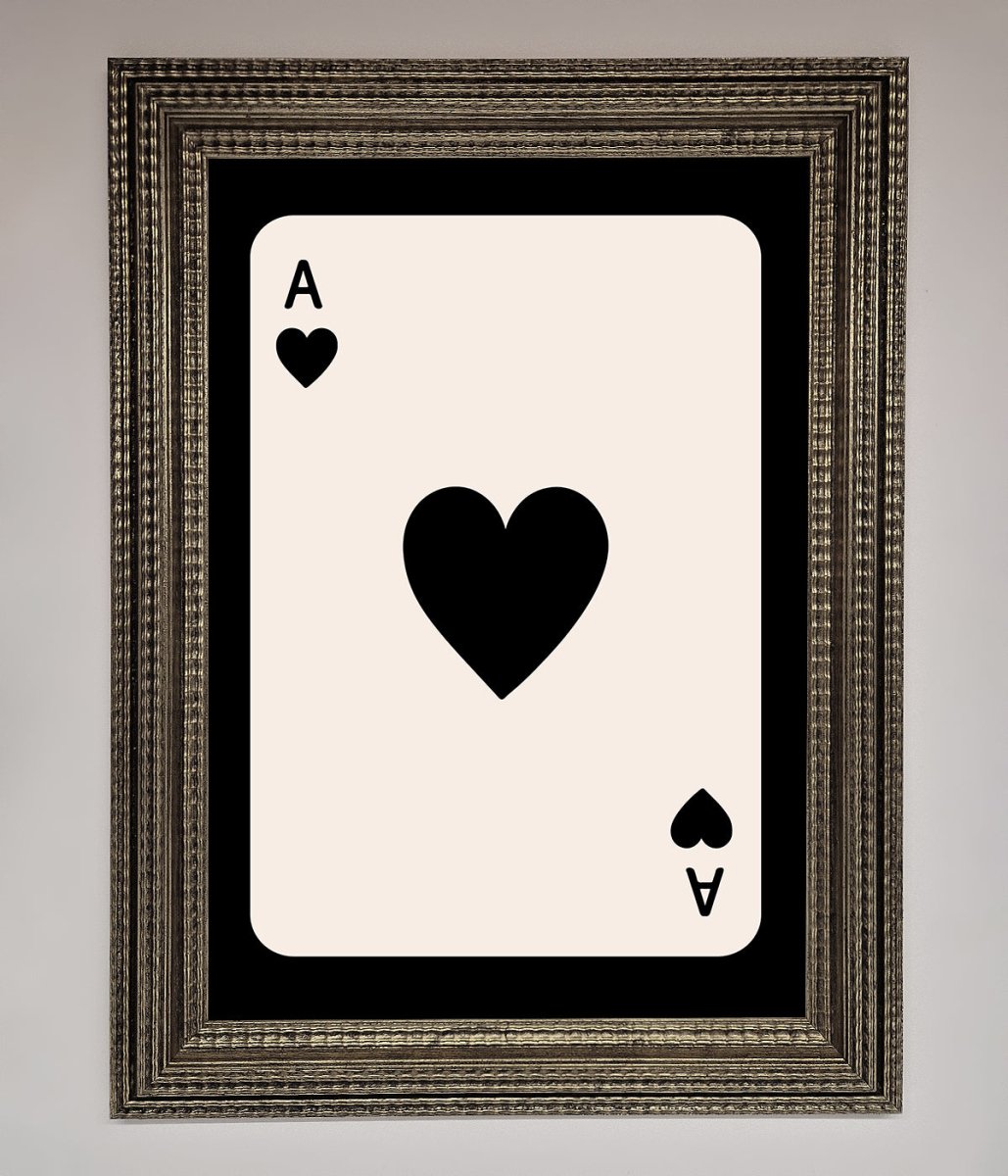 Ace Of Hearts Framed Poster-11