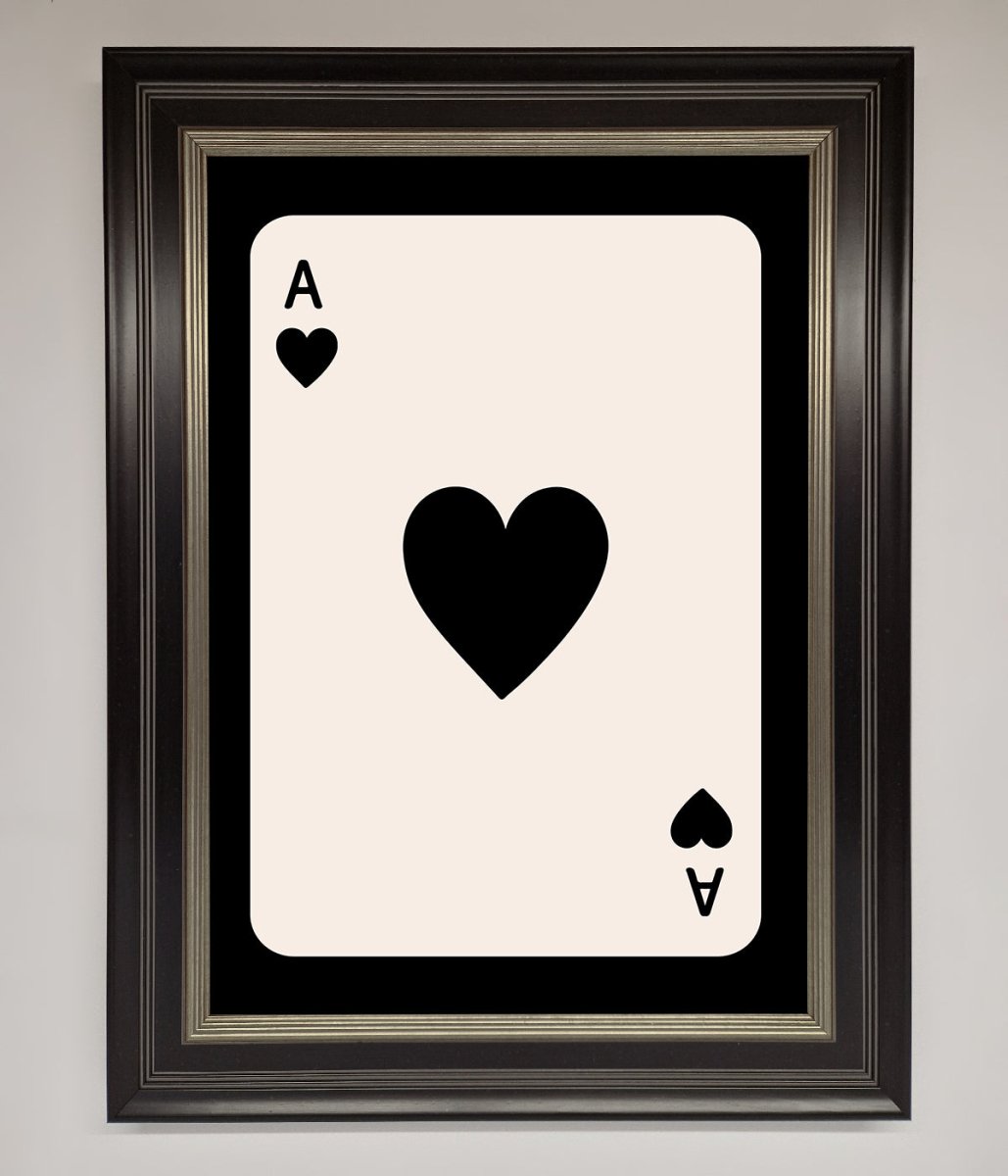 Ace Of Hearts Framed Poster-17