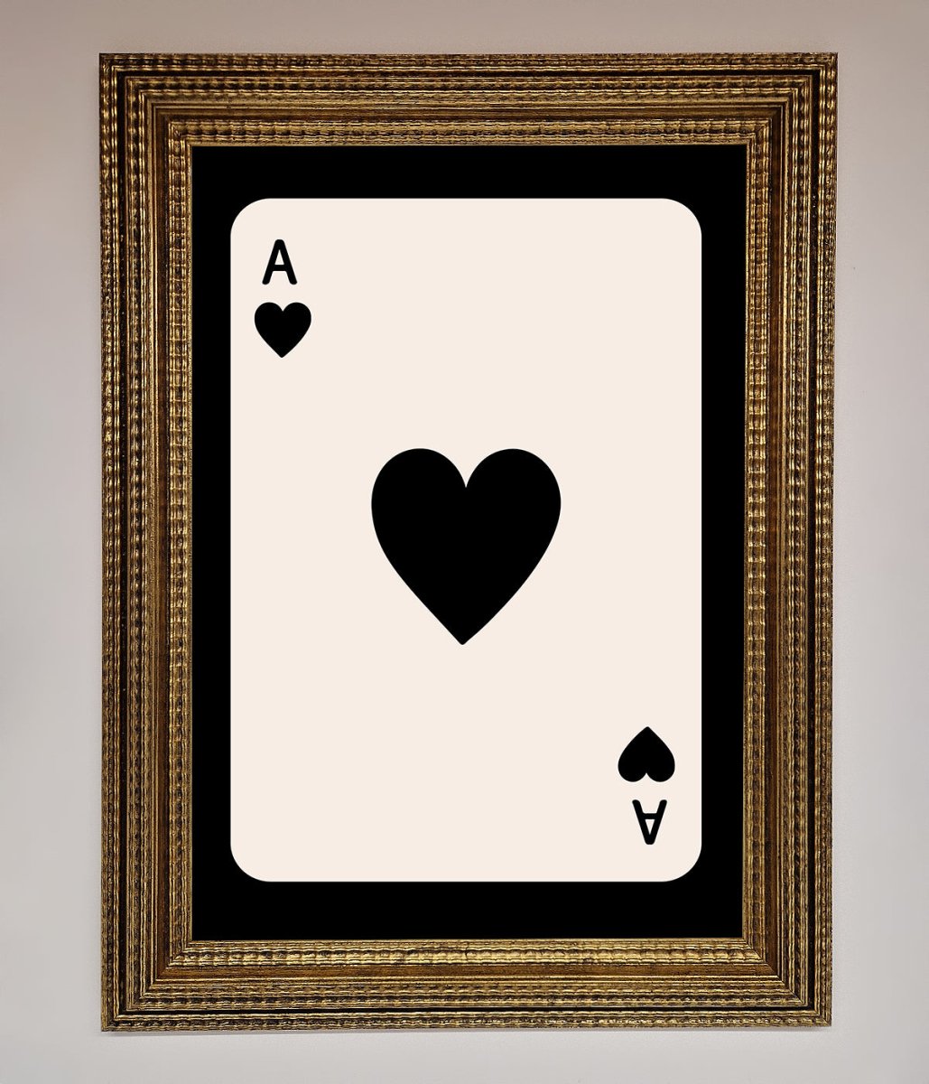 Ace Of Hearts Framed Poster-10
