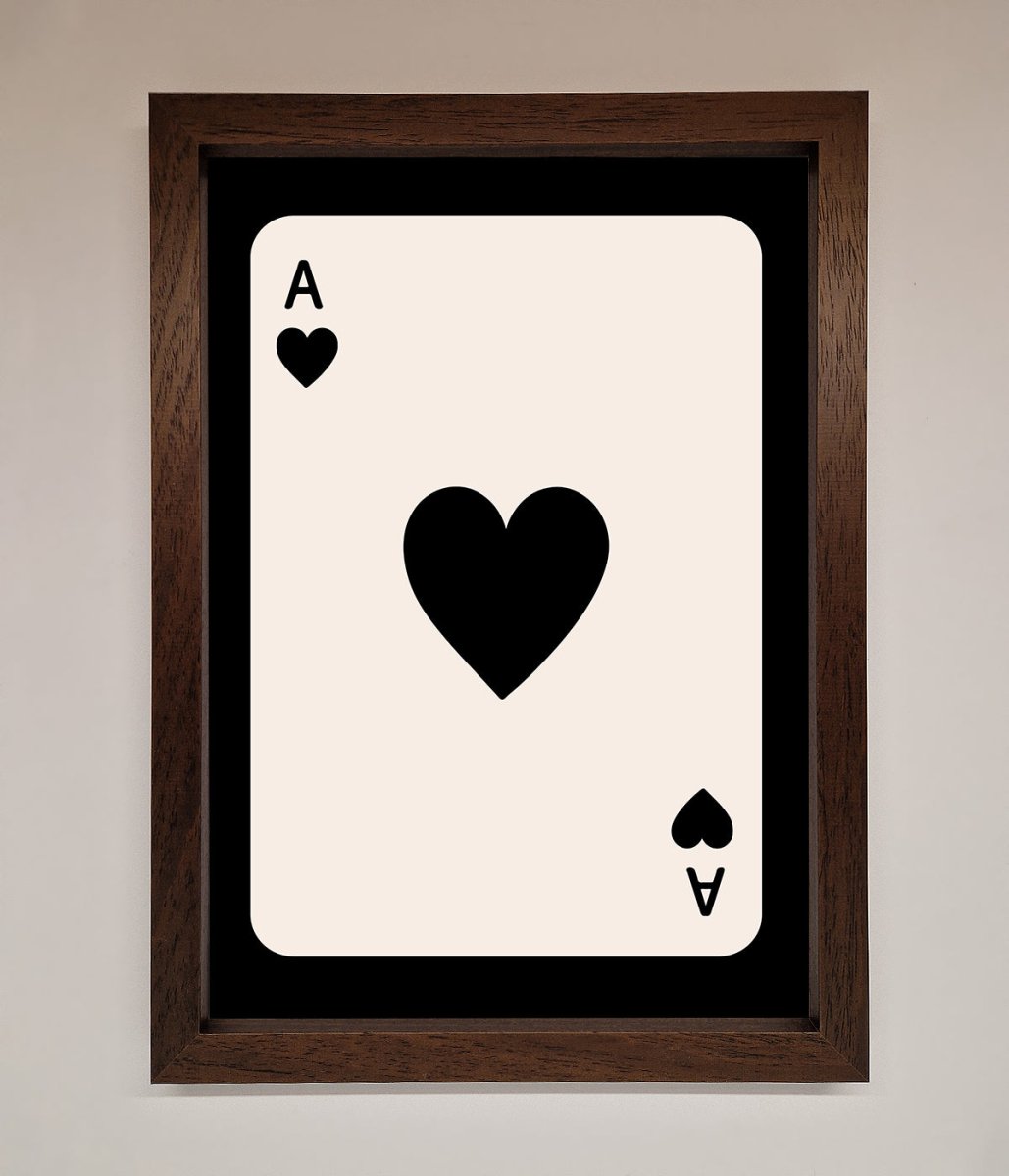 Ace Of Hearts Framed Poster-4