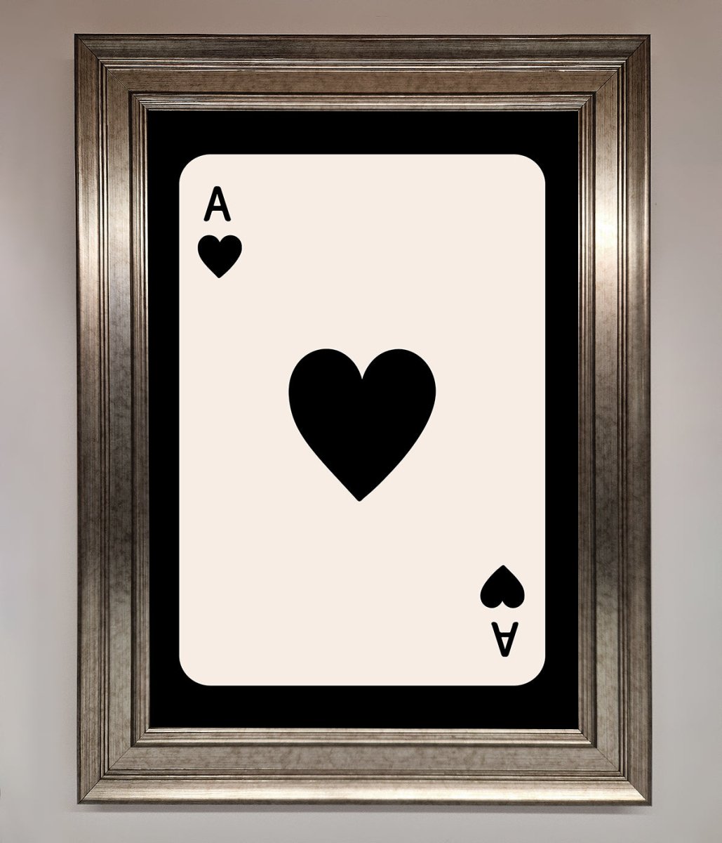 Ace Of Hearts Framed Poster-15