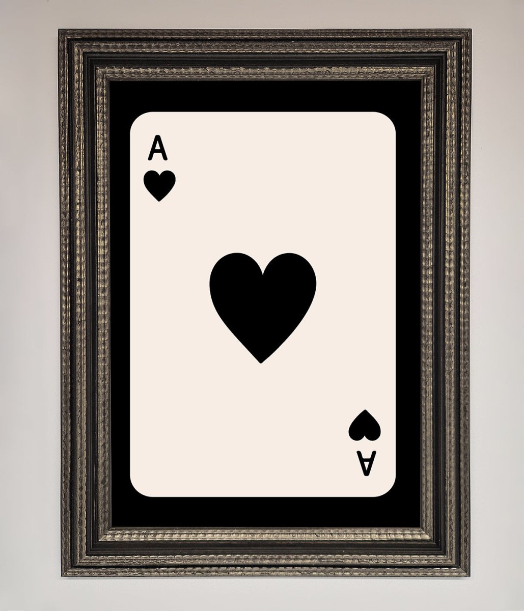 Ace Of Hearts Framed Poster-14