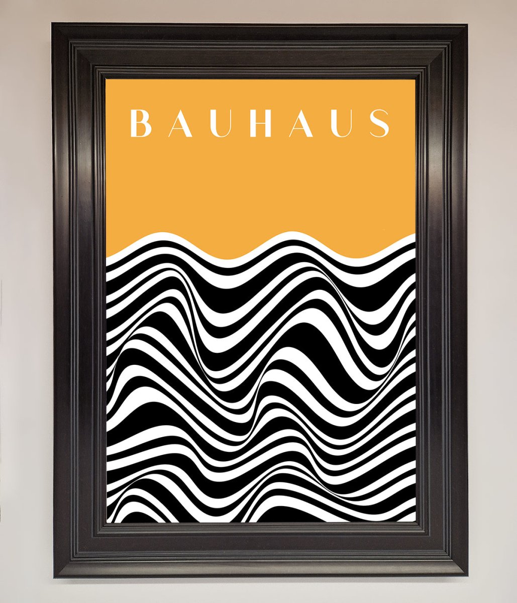 Bauhaus Yellow Framed Poster-16