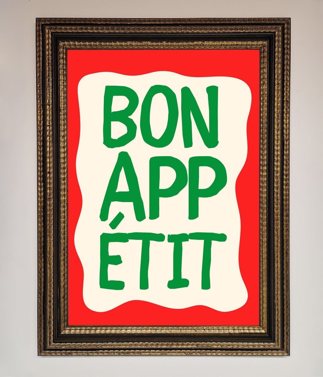 Bonappetit Framed Poster-18