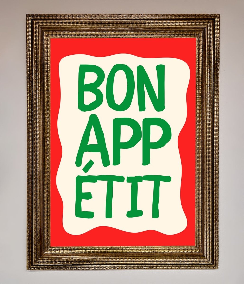 Bonappetit Framed Poster-15