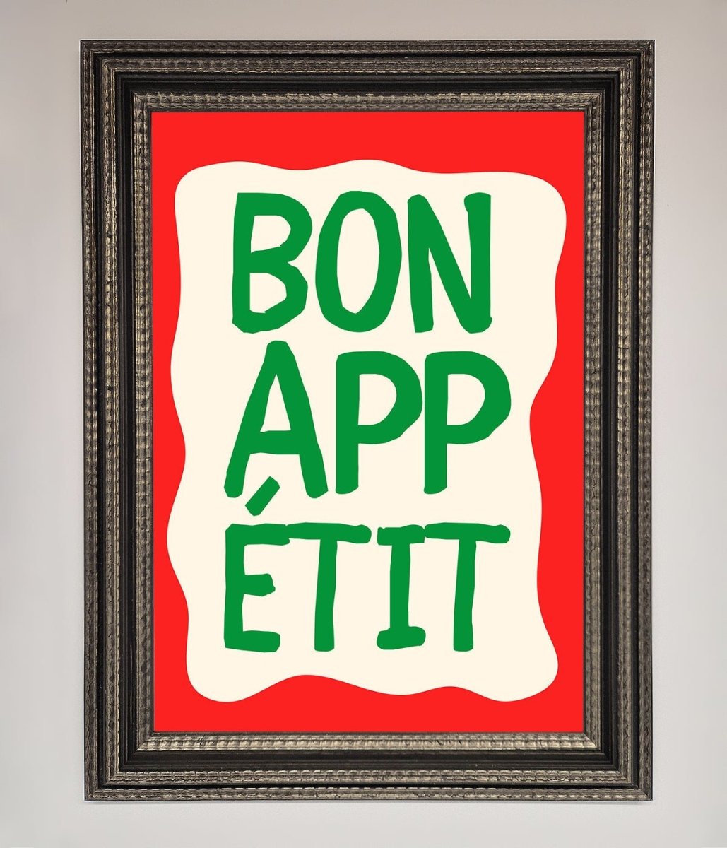 Bonappetit Framed Poster-17