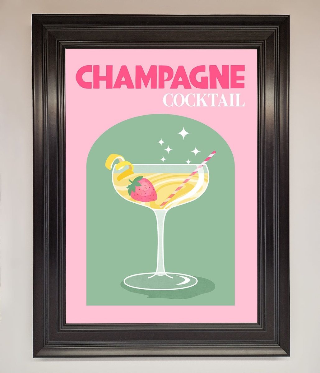 Champagne Cocktail Framed Poster-6