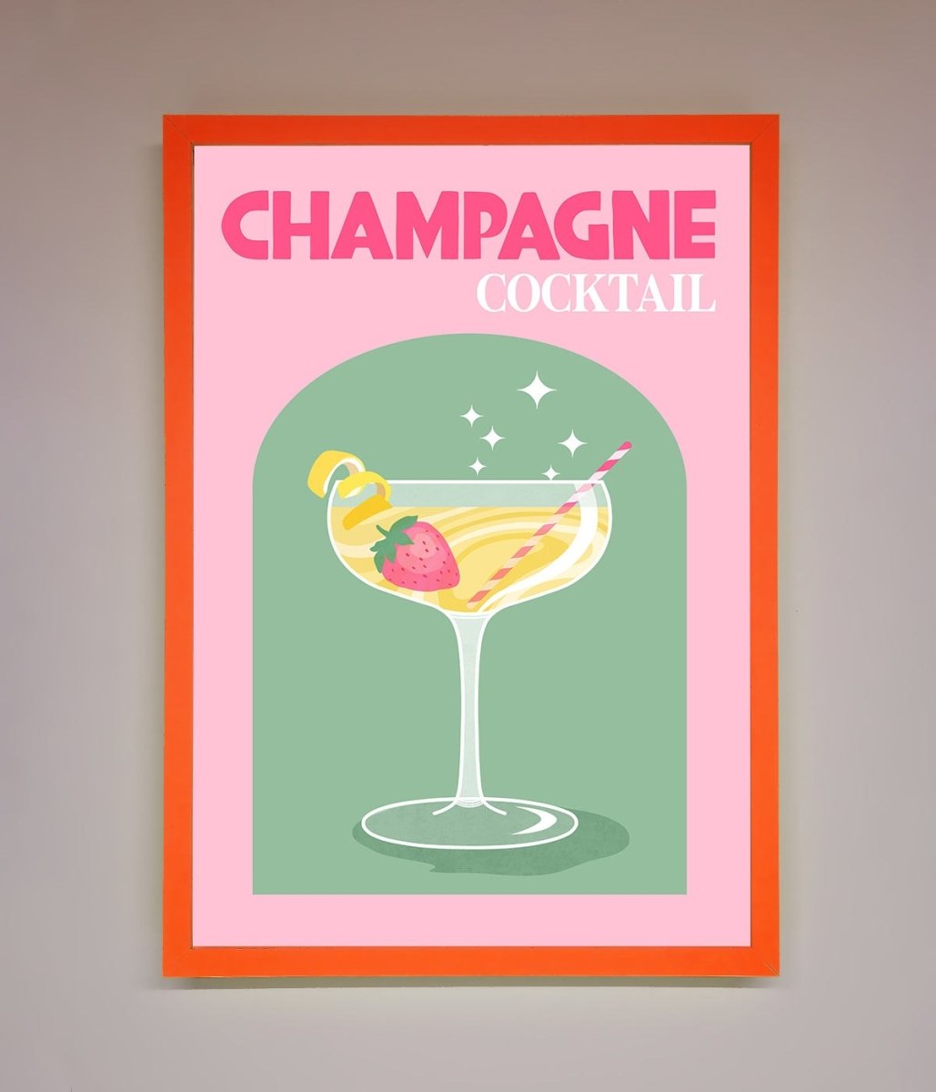 Champagne Cocktail Framed Poster-11