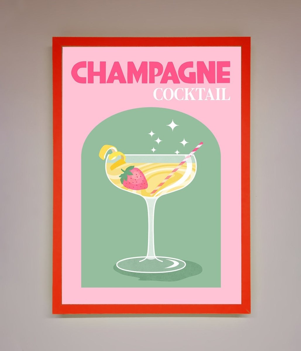 Champagne Cocktail Framed Poster-14