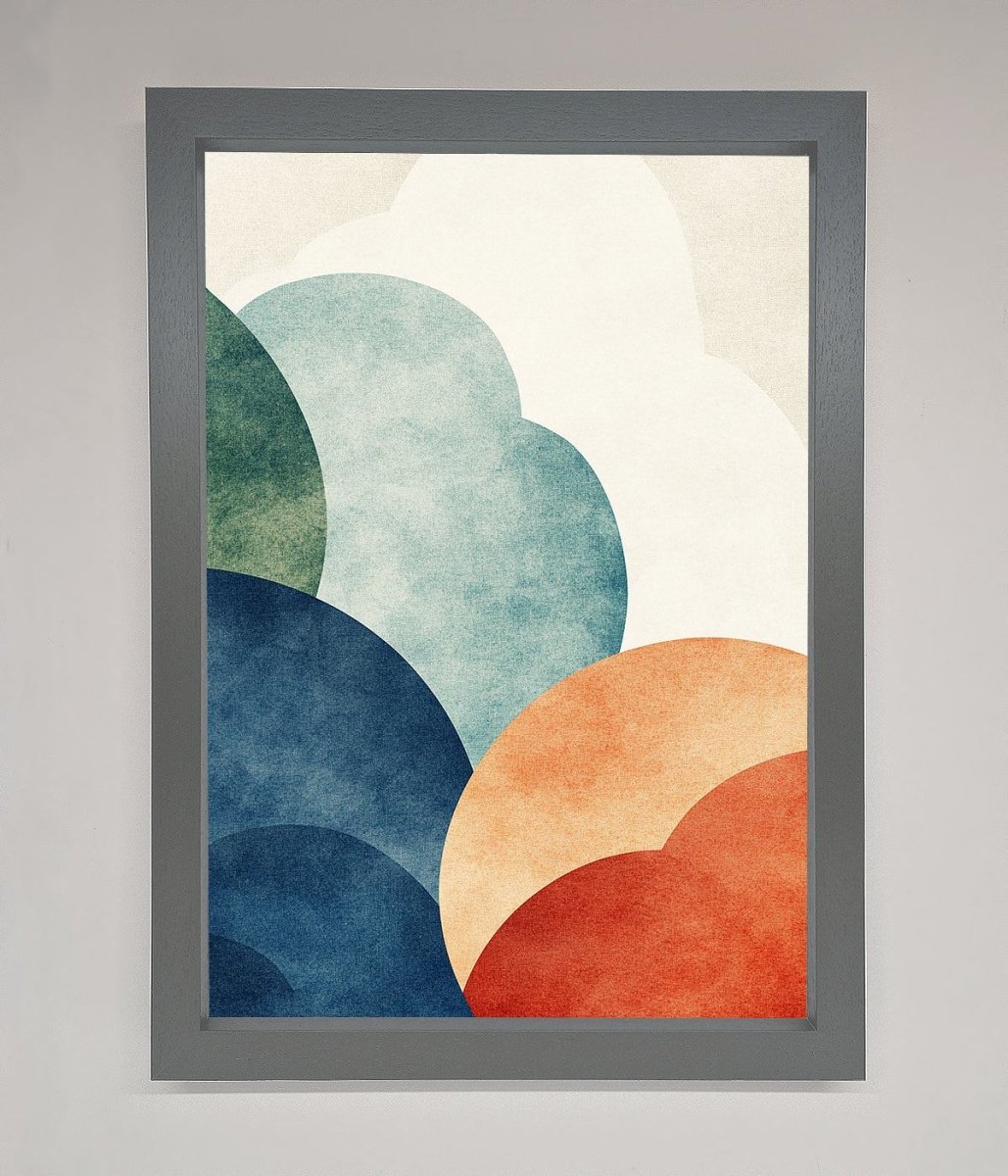 Colour Clouds Framed Wall Art-3
