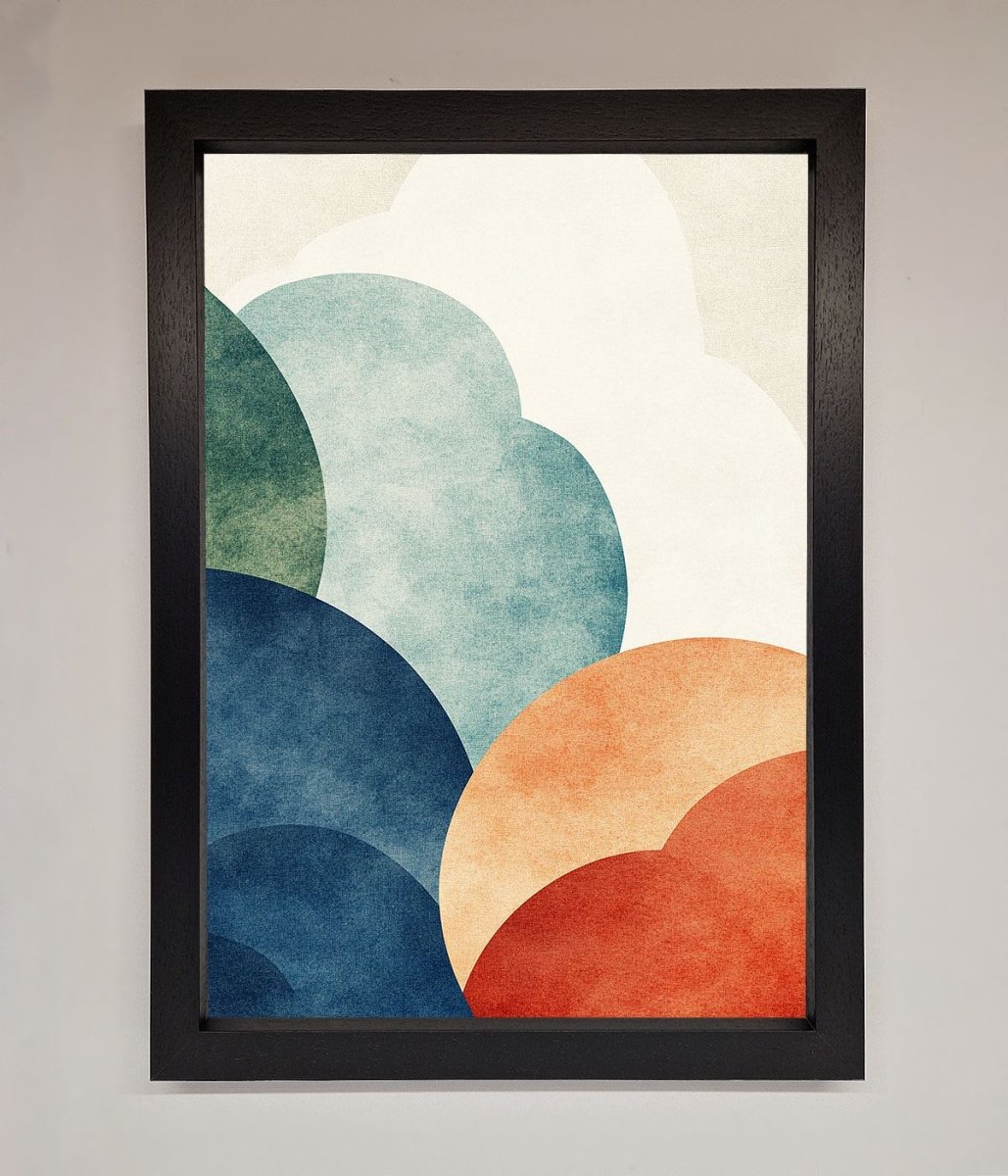 Colour Clouds Framed Wall Art-1
