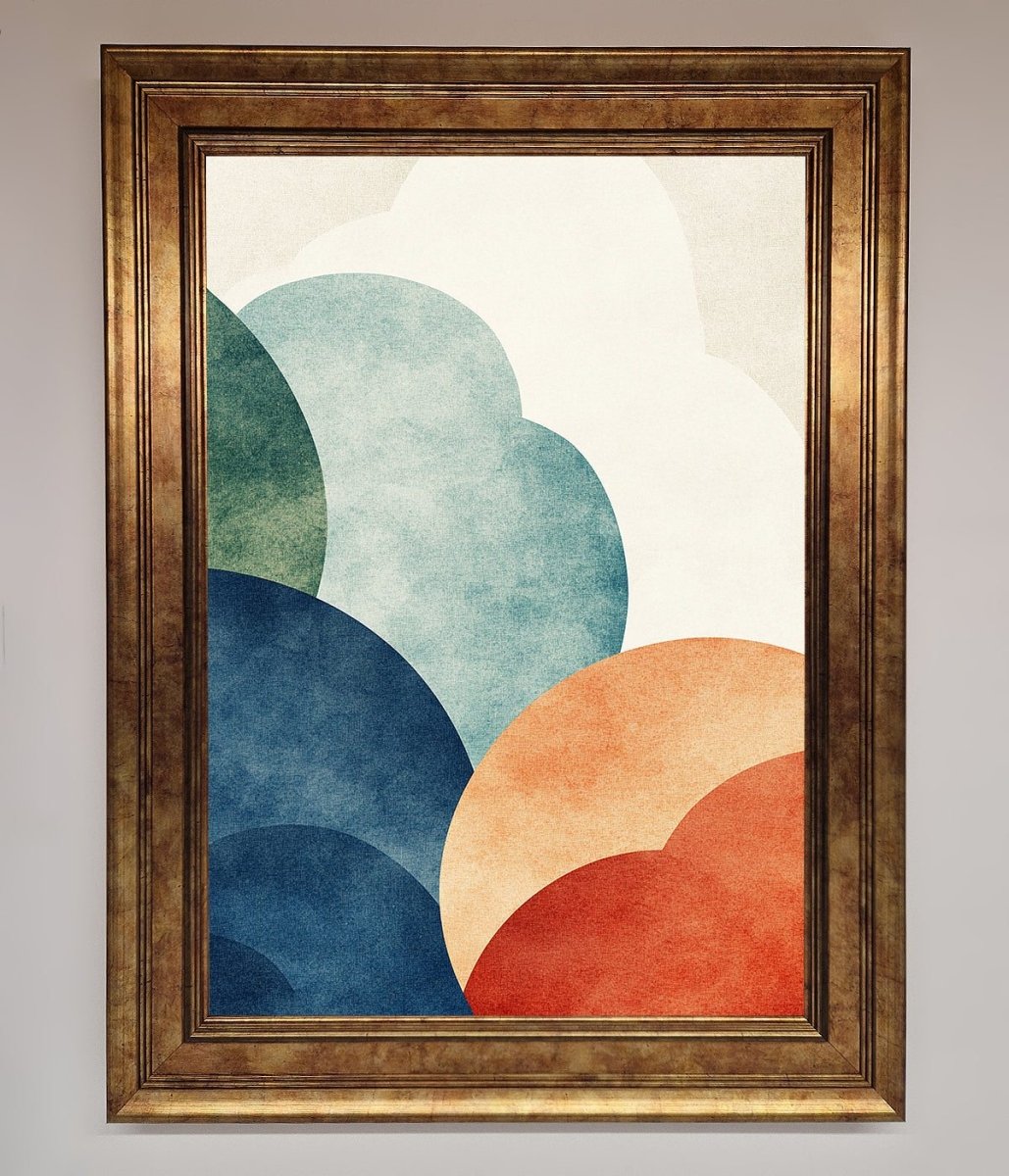 Colour Clouds Framed Wall Art-7