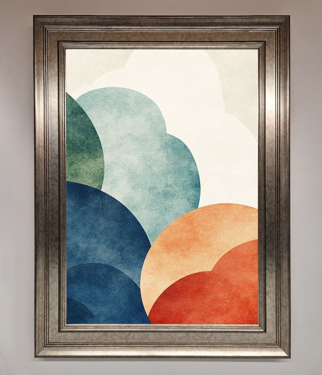 Colour Clouds Framed Wall Art-5