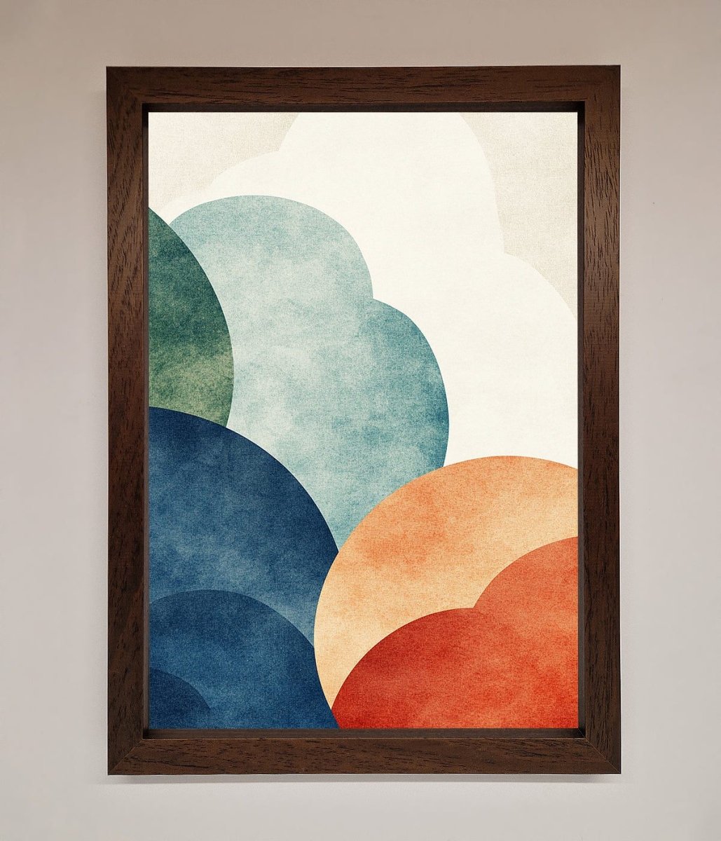 Colour Clouds Framed Wall Art-4