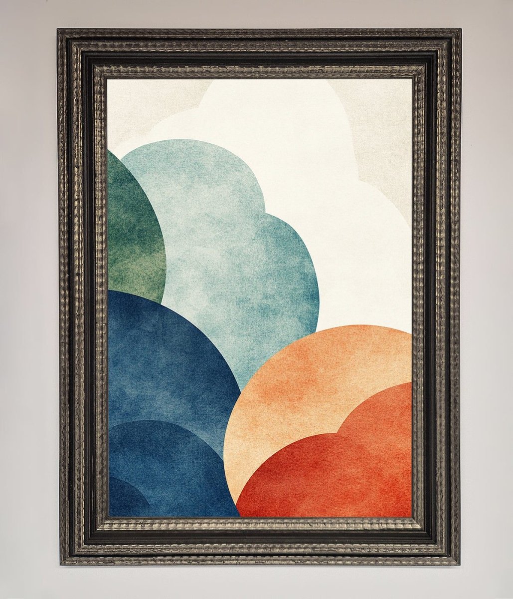 Colour Clouds Framed Wall Art-17
