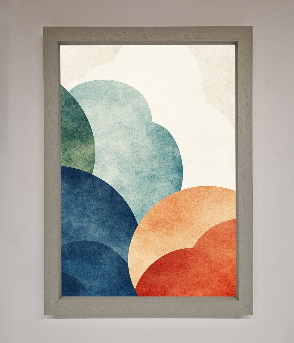 Colour Clouds Framed Wall Art-0