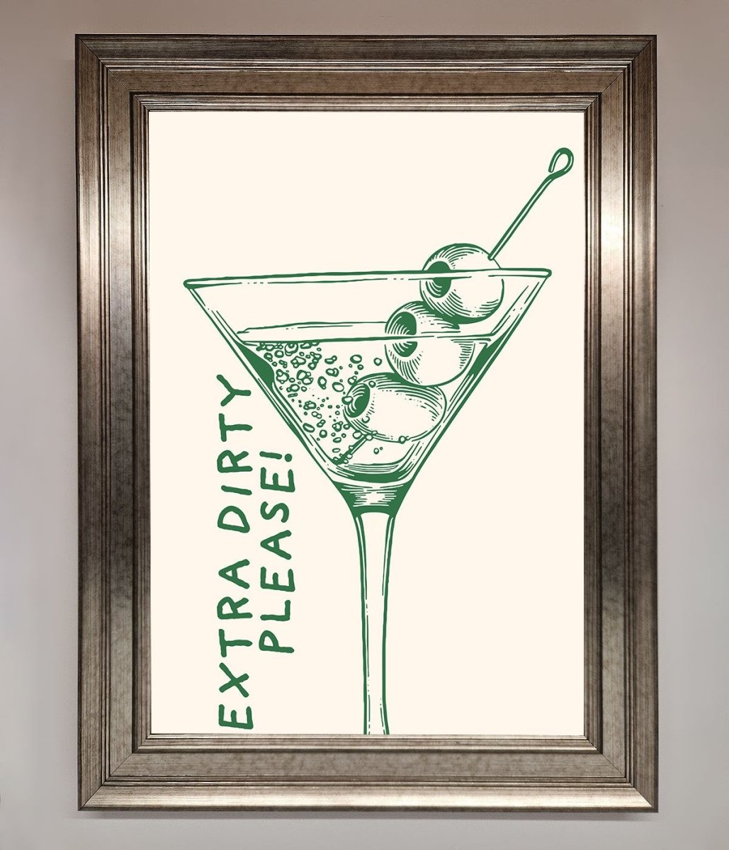 Extra Dirty Please Framed Poster-5