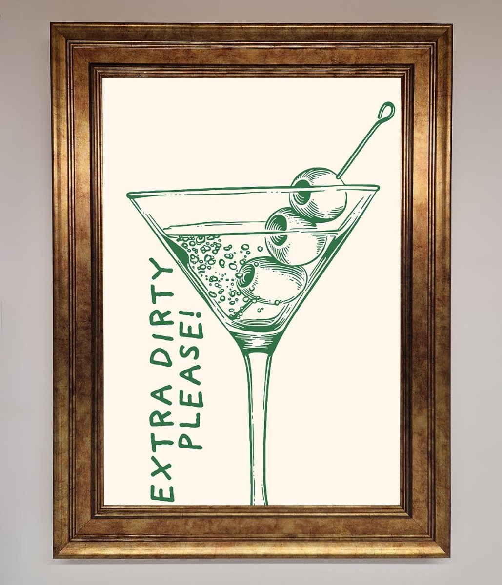 Extra Dirty Please Framed Poster-7