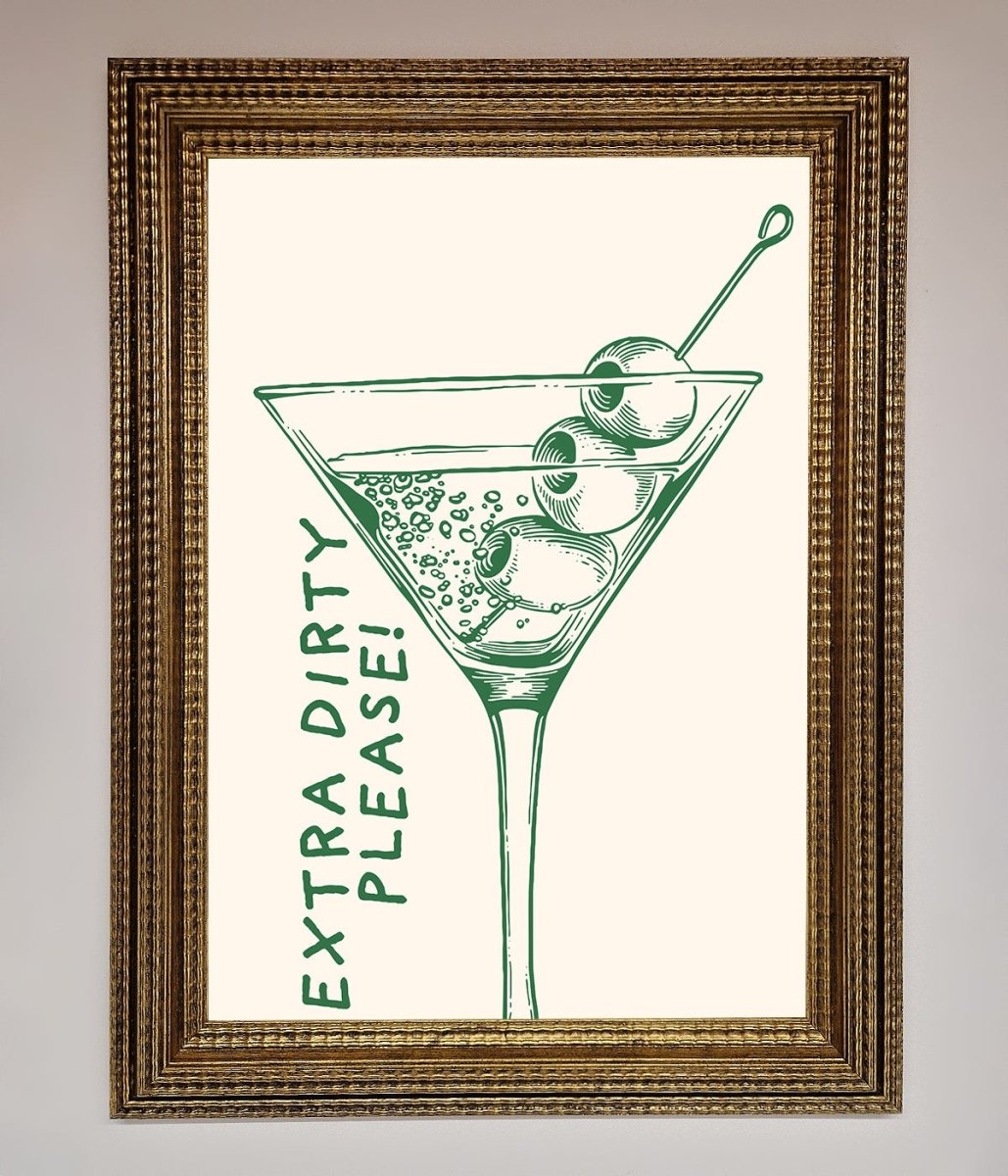 Extra Dirty Please Framed Poster-15