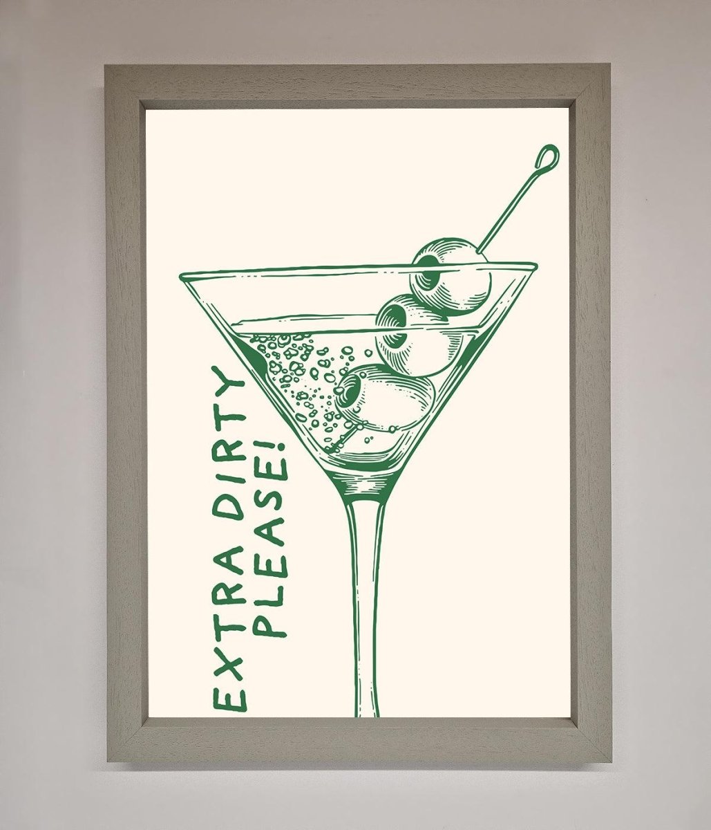 Extra Dirty Please Framed Poster-3