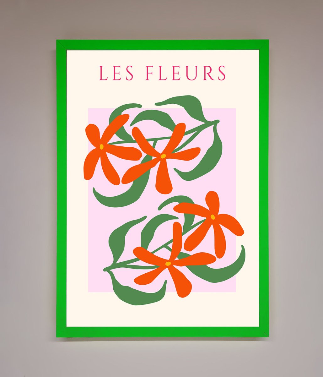 Les Fleurs Framed Print-11
