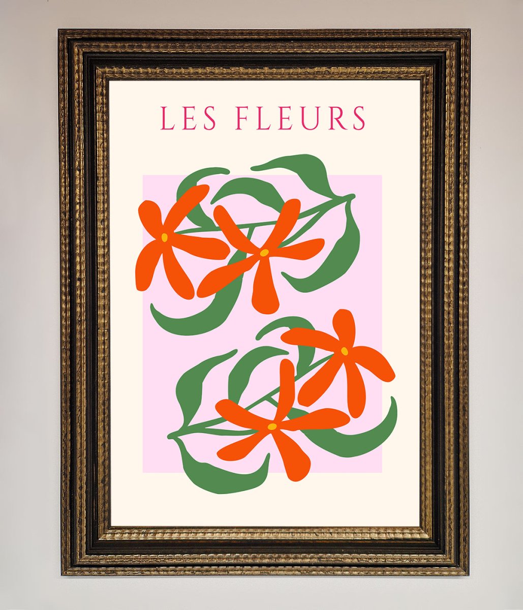 Les Fleurs Framed Print-18
