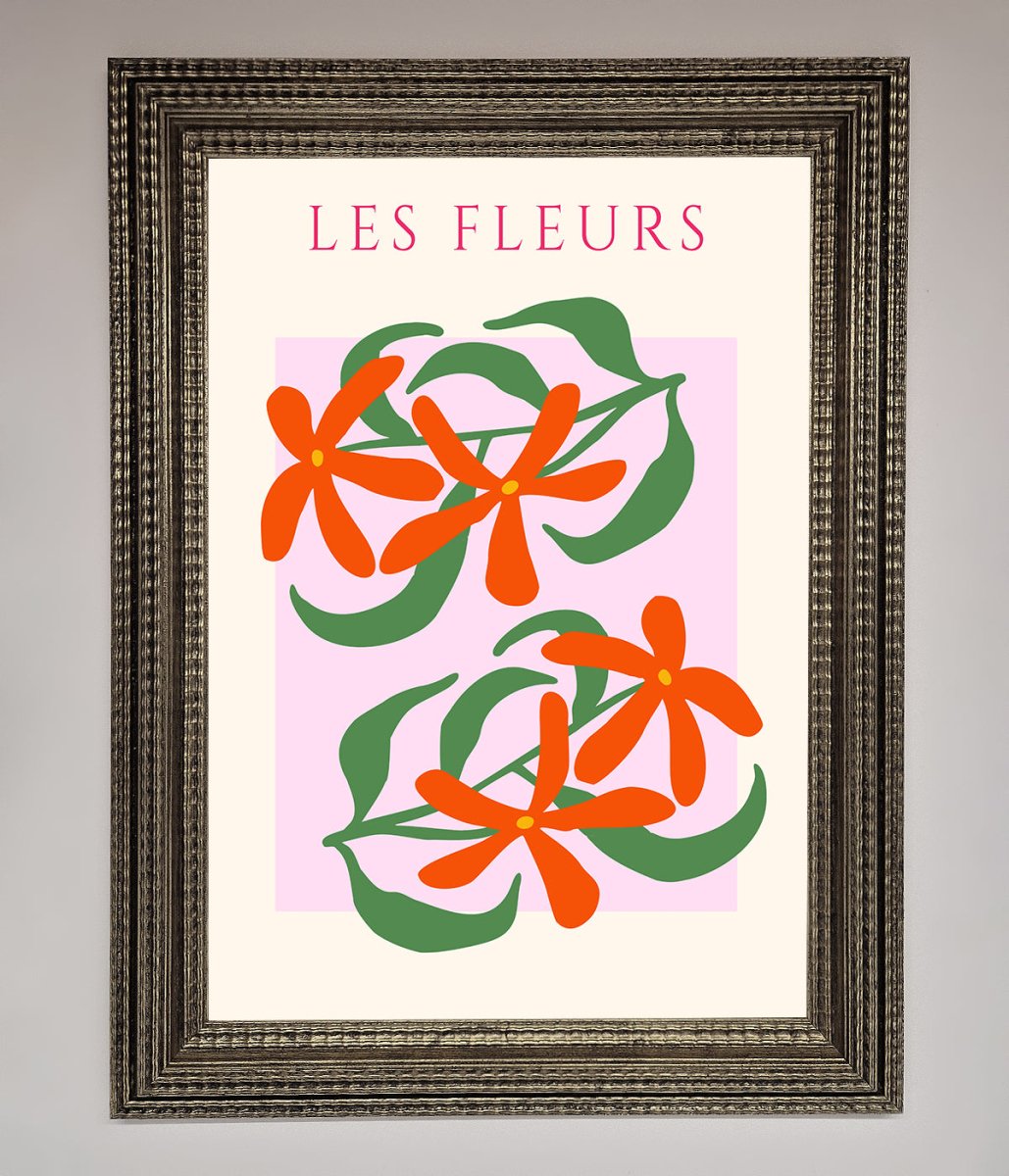 Les Fleurs Framed Print-16