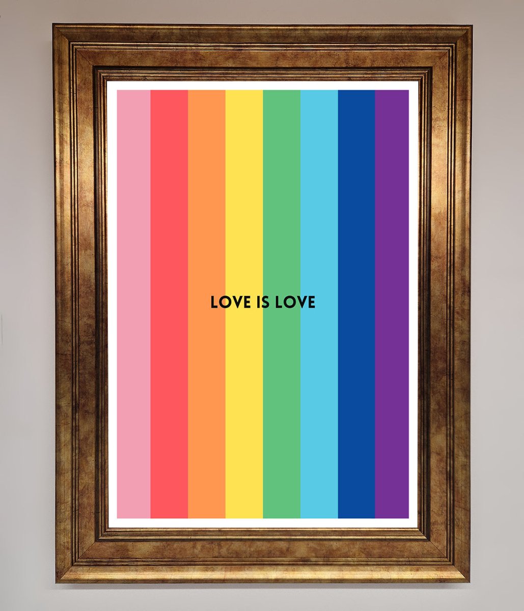 Love Is Love Framed Print-7