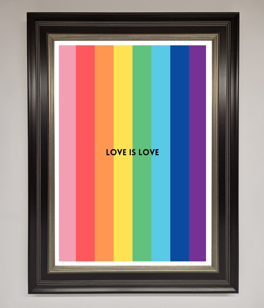 Love Is Love Framed Print-8