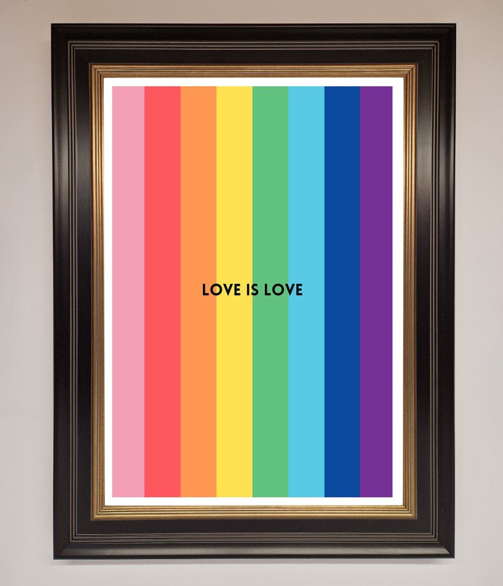 Love Is Love Framed Print-9