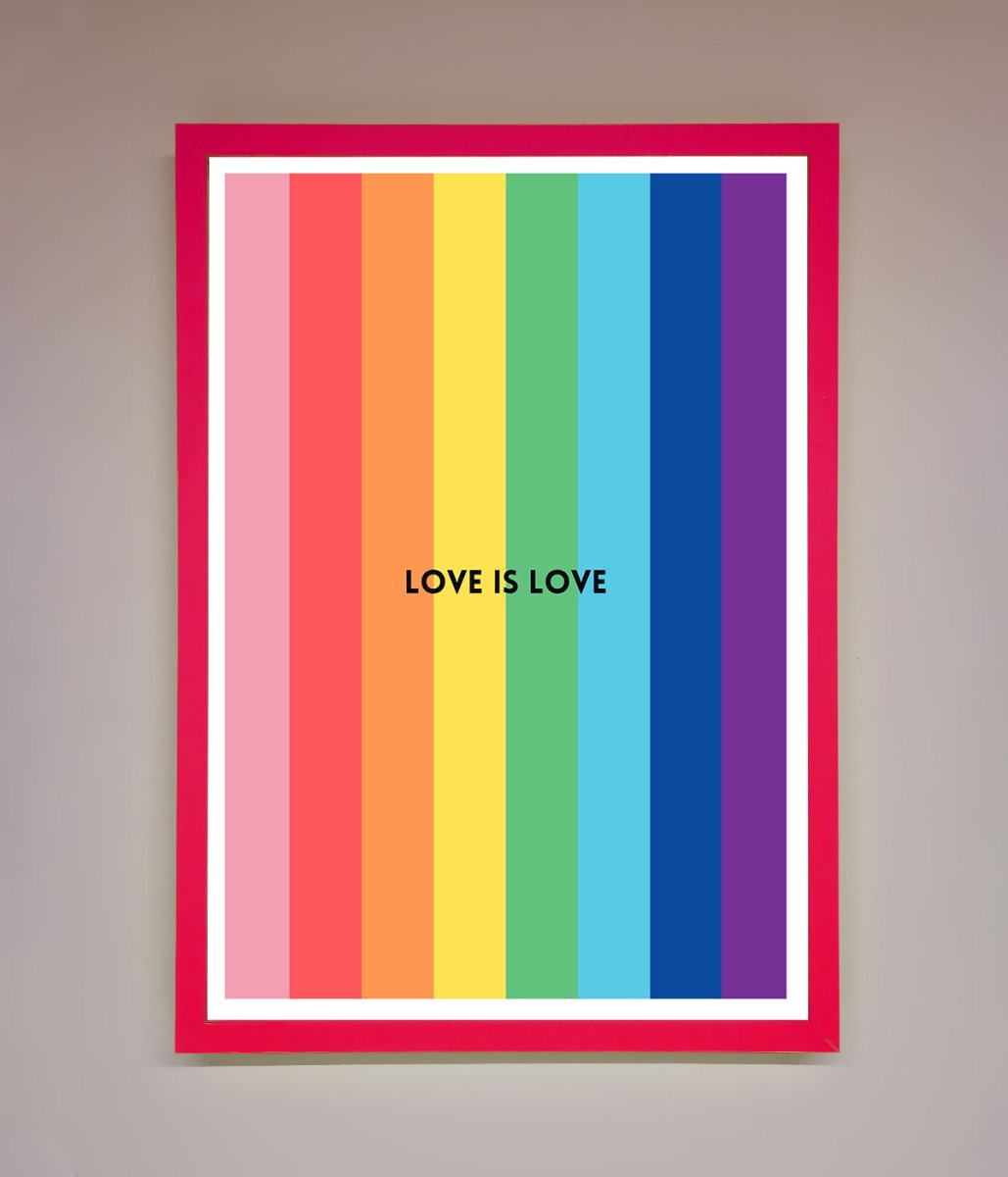 Love Is Love Framed Print-13