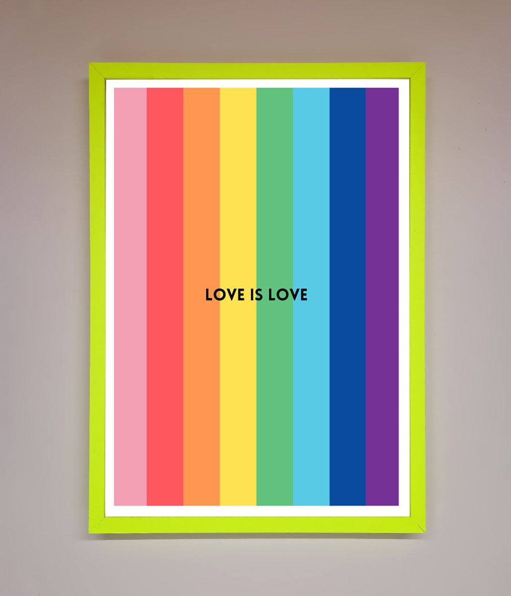 Love Is Love Framed Print-12