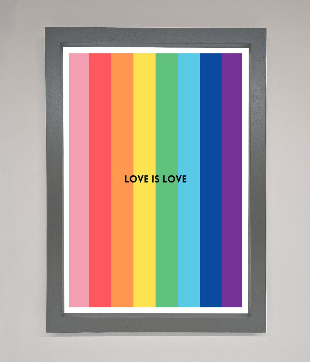Love Is Love Framed Print-3