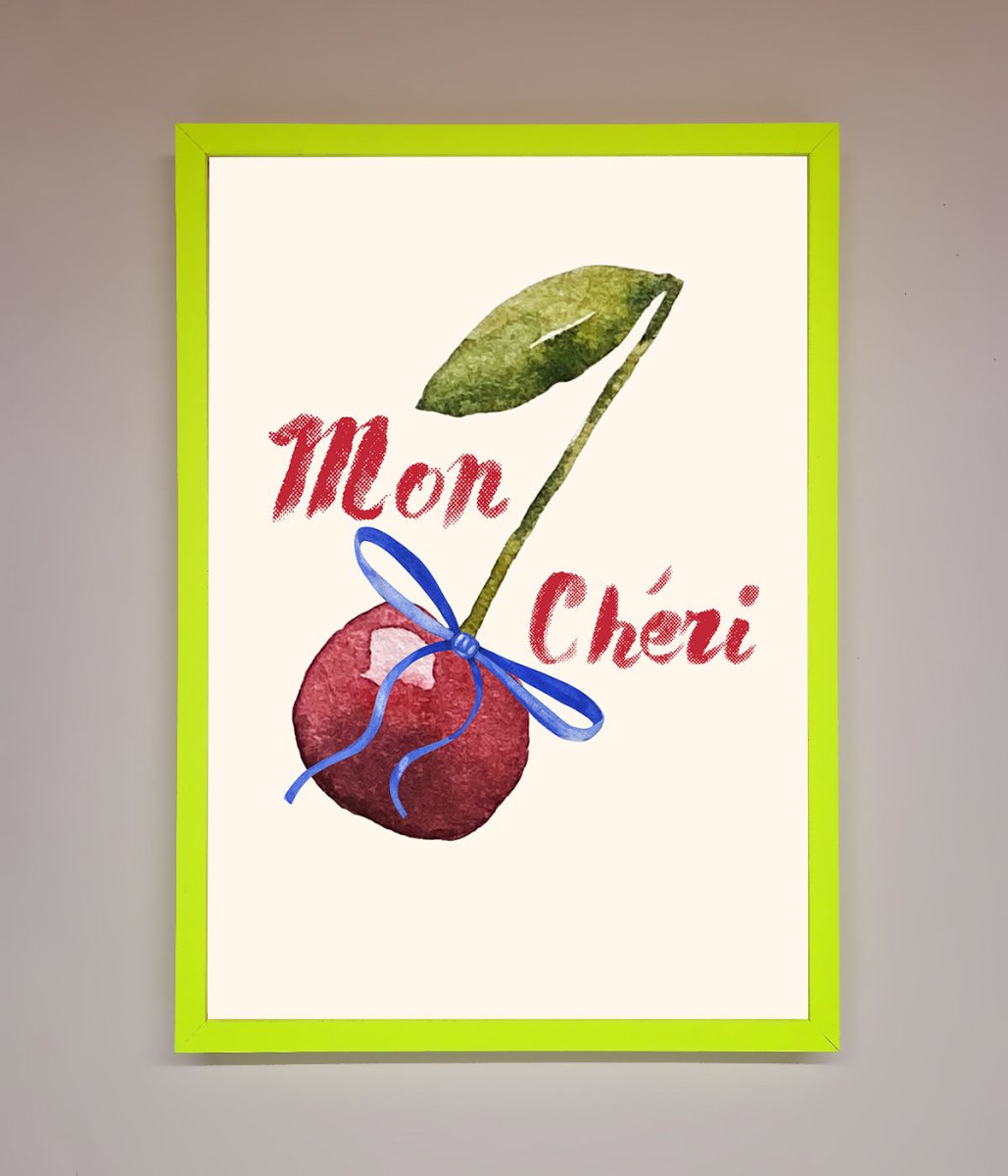 Mon Cheri Cherry Framed Wall Art-13
