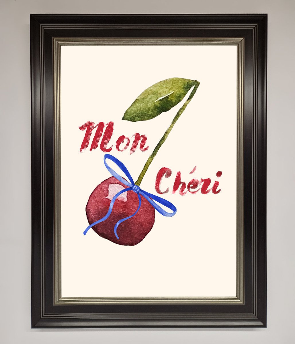 Mon Cheri Cherry Framed Wall Art-8
