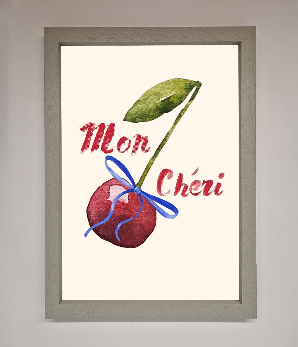 Mon Cheri Cherry Framed Wall Art-3