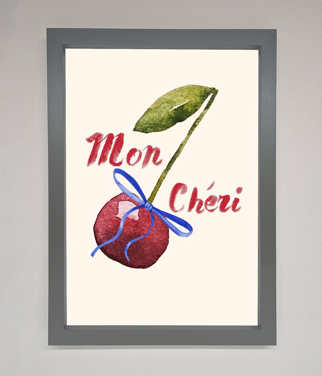 Mon Cheri Cherry Framed Wall Art-4