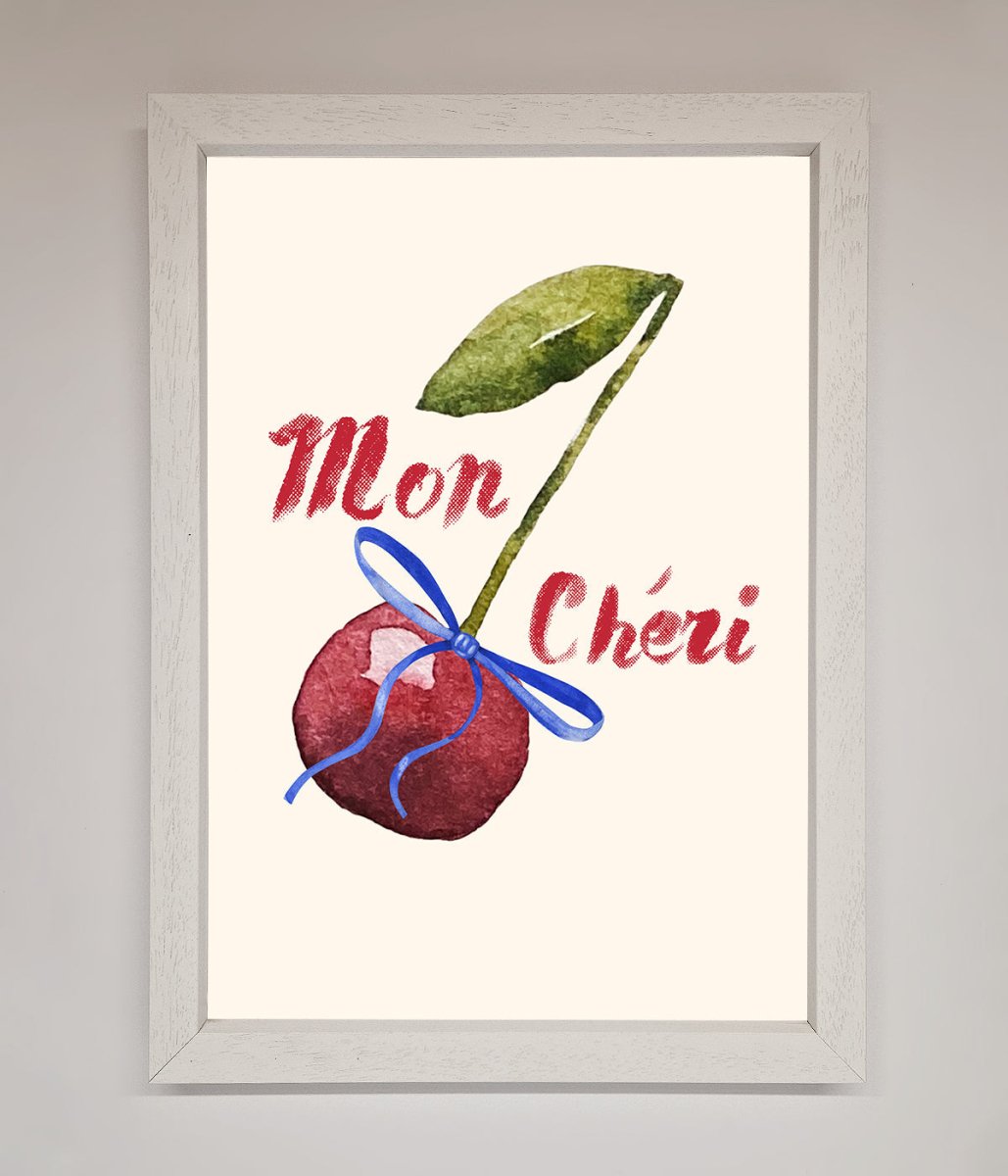 Mon Cheri Cherry Framed Wall Art-2