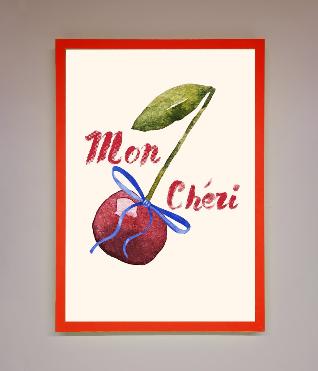 Mon Cheri Cherry Framed Wall Art-14