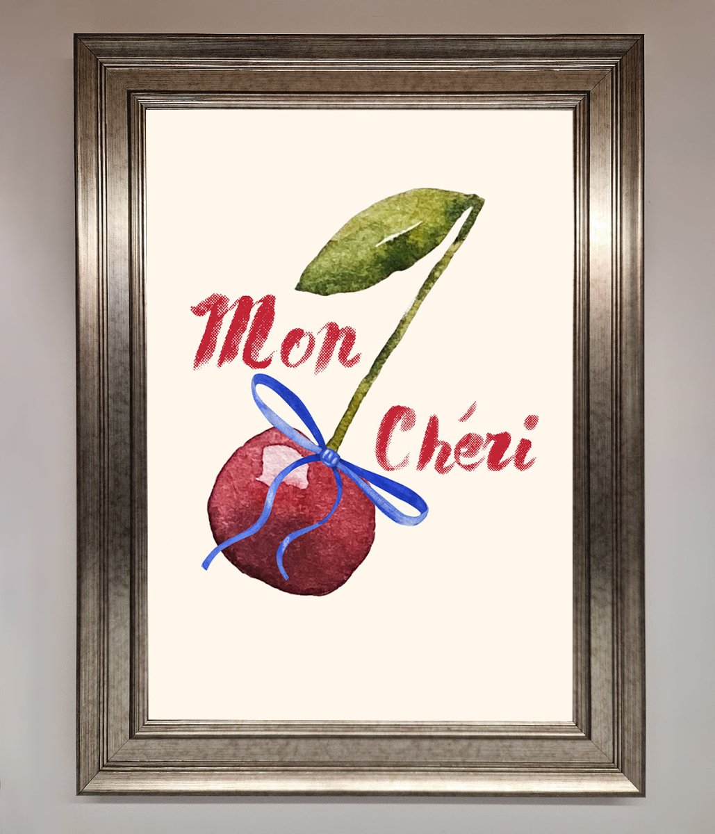 Mon Cheri Cherry Framed Wall Art-5